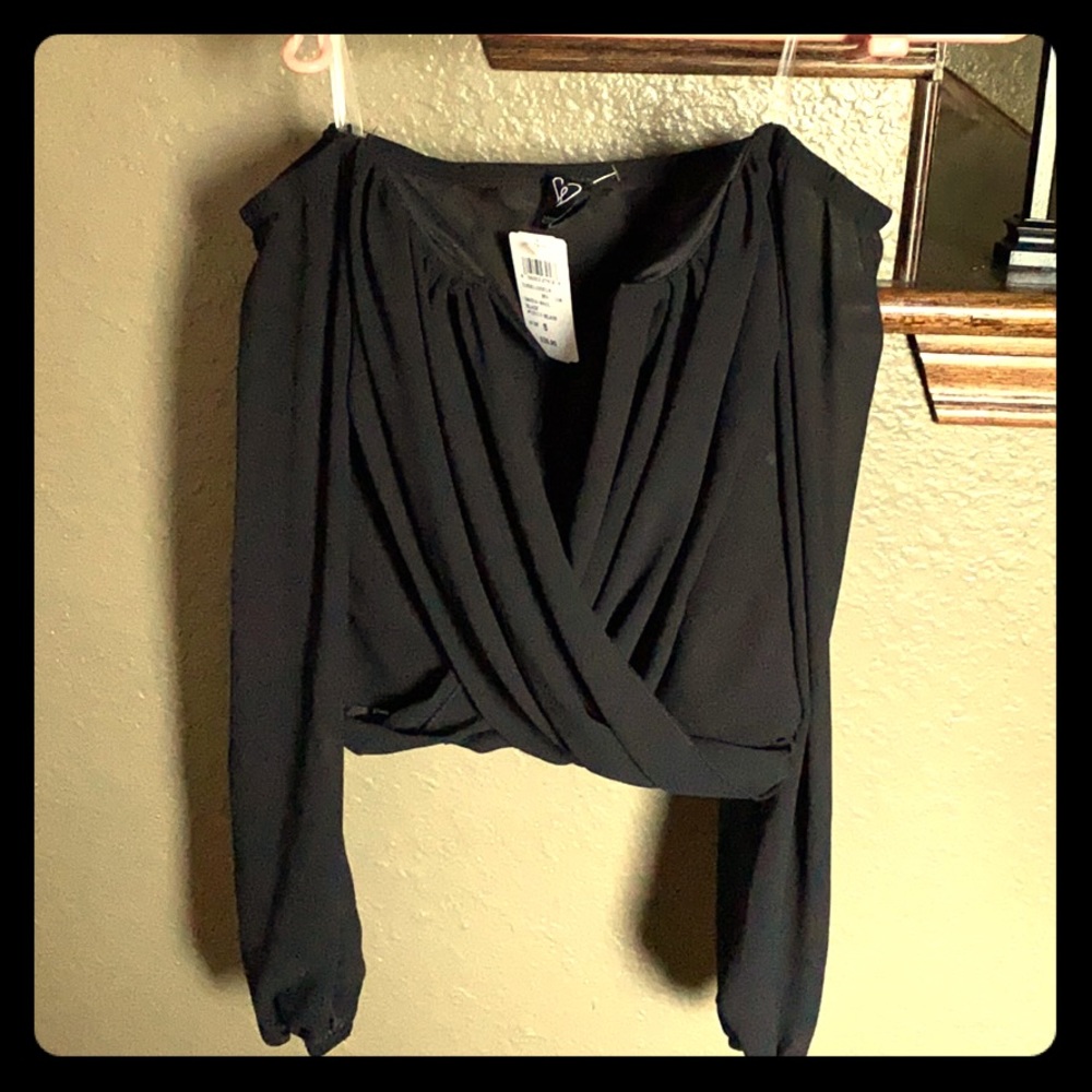 Never worn. Off the shoulder dress top